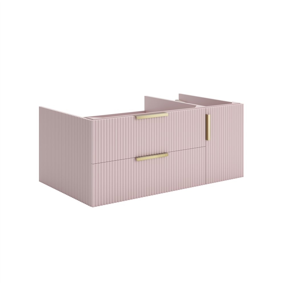 Eden Fluted Floating Bathroom Vanity